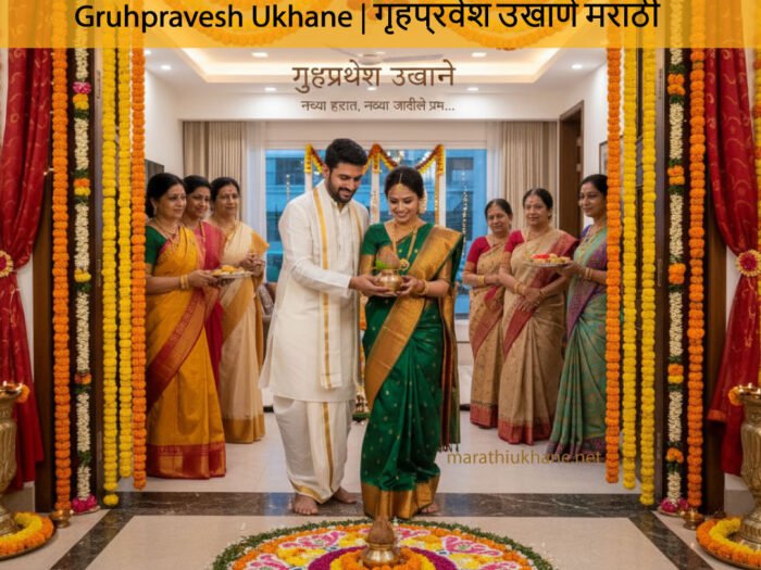 Gruhpravesh Ukhane in Marathi गृहप्रवेश उखाणे मराठी