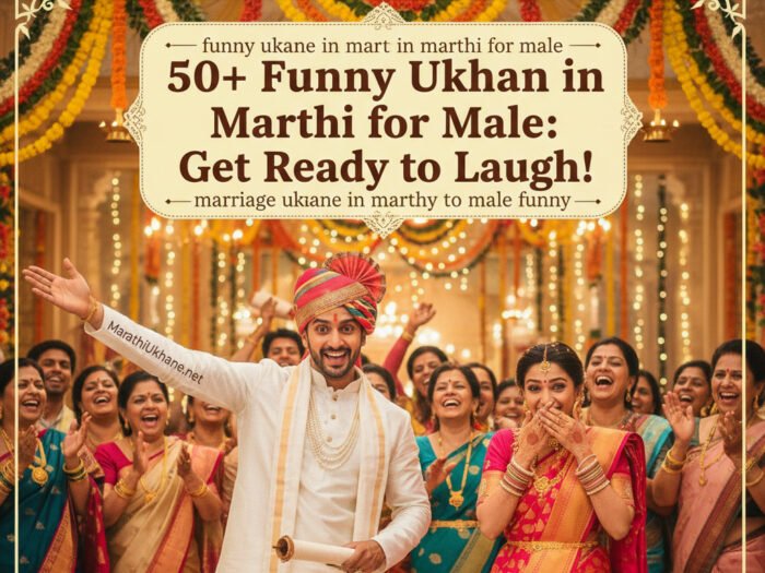 Funny Ukhane in Marathi for Male