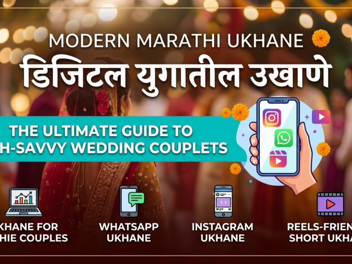 The Ultimate Guide to Modern & Tech-Savvy Marathi Ukhane