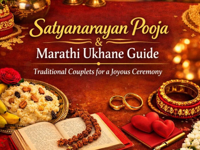 Ukhane in Marathi for Satyanarayan Pooja